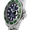Rolex Submariner Date Stainless Steel Kermit Black Dial Men's Watch 16610LV