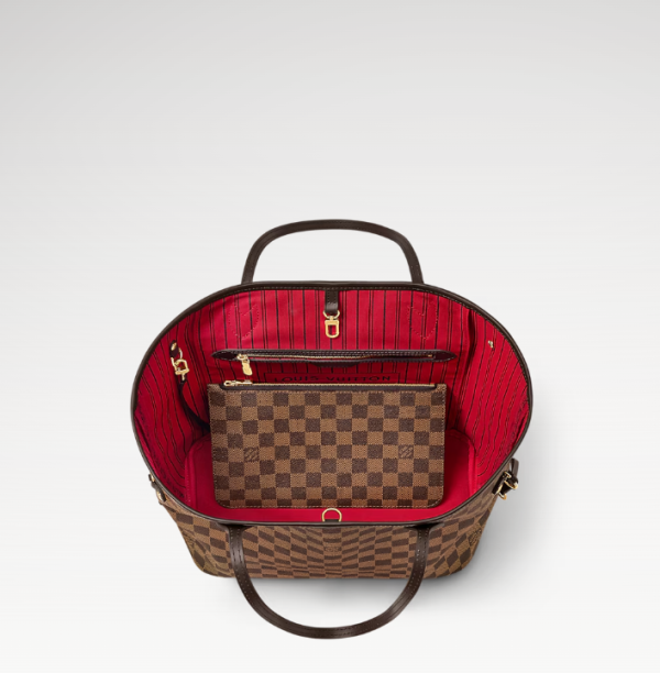 LOUIS VUITTON Neverfull MM M46987 Damier Ebene