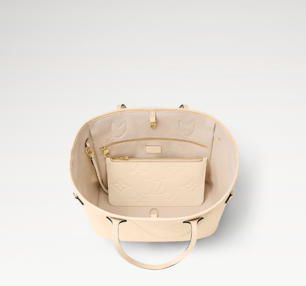 LOUIS VUITTON Neverfull MM M46676 Cream