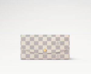 LOUIS VUITTON Emilie Wallet N41625 Damier Azur Canvas