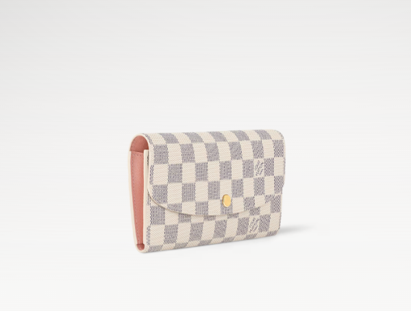 LOUIS VUITTON Emilie Wallet N41625 Damier Azur Canvas