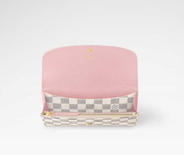 LOUIS VUITTON Emilie Wallet N41625 Damier Azur Canvas