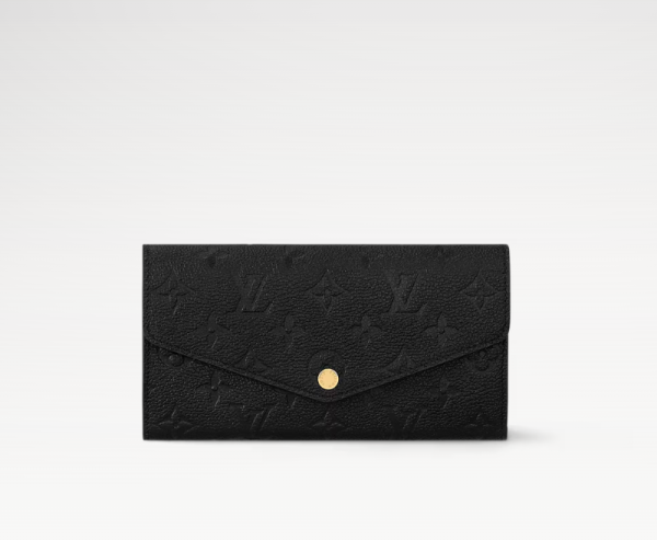 1761825402509 LOUIS VUITTON Sarah Wallet M82257 Black