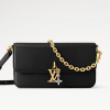LOUIS VUITTON Wallet On Chain LV Bloom M14564 Black