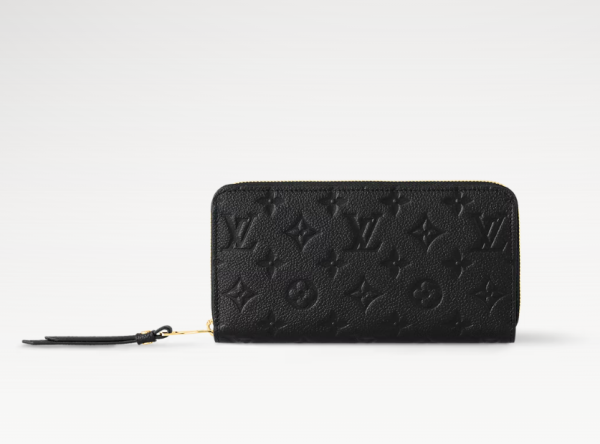 LOUIS VUITTON Zippy Wallet M61864 Black