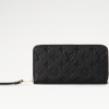 LOUIS VUITTON Zippy Wallet M61864 Black