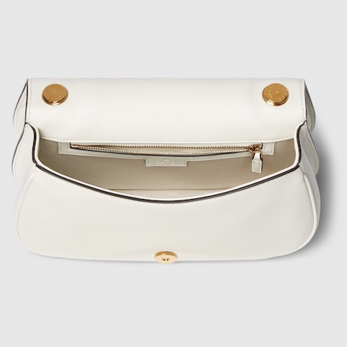 Gucci Gucci Blondie medium top handle bag white leather