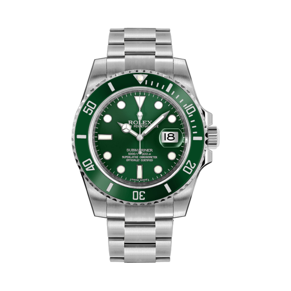Submariner Date Green Dial Oystersteel Men's Watch 116610LV-0002