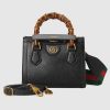 Gucci Diana small tote bag black leather Style ‎702732 U3ZDT 1073