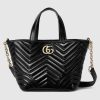 Gucci Betty small tote bag black leather Style ‎847386 AAFA1 1000