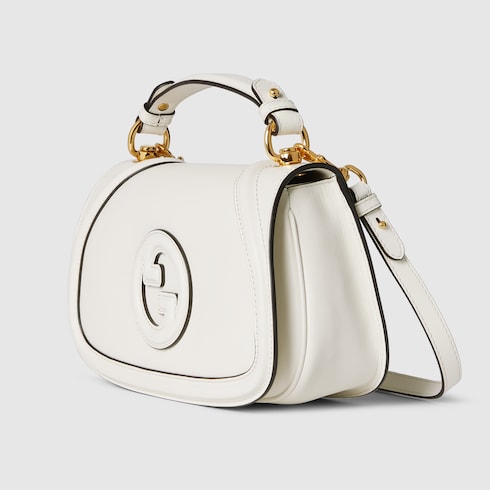 Gucci Gucci Blondie medium top handle bag white leather