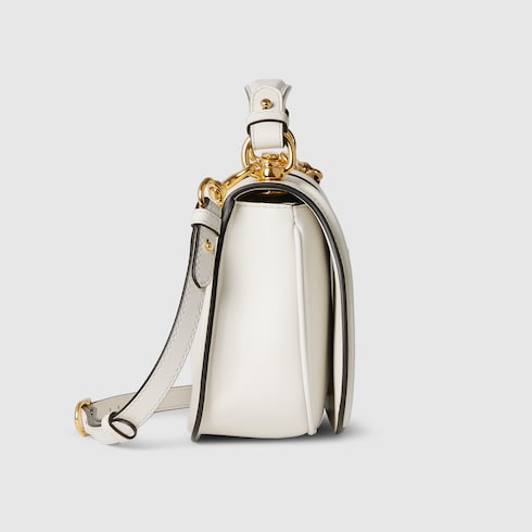 Gucci Gucci Blondie medium top handle bag white leather