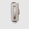 Gucci GG Marmont mini top handle bag light grey leather Style ‎811238 AAECK 1712