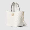 Gucci Betty small tote bag white leather Style ‎847386 AAFA1 9050