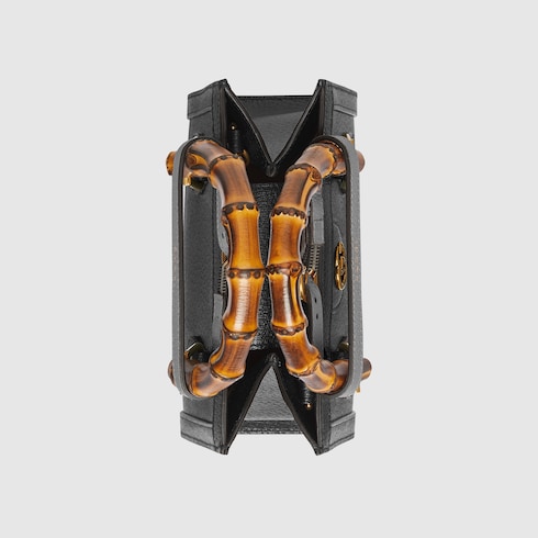 Gucci Diana small tote bag black leather Style ‎702732 U3ZDT 1073