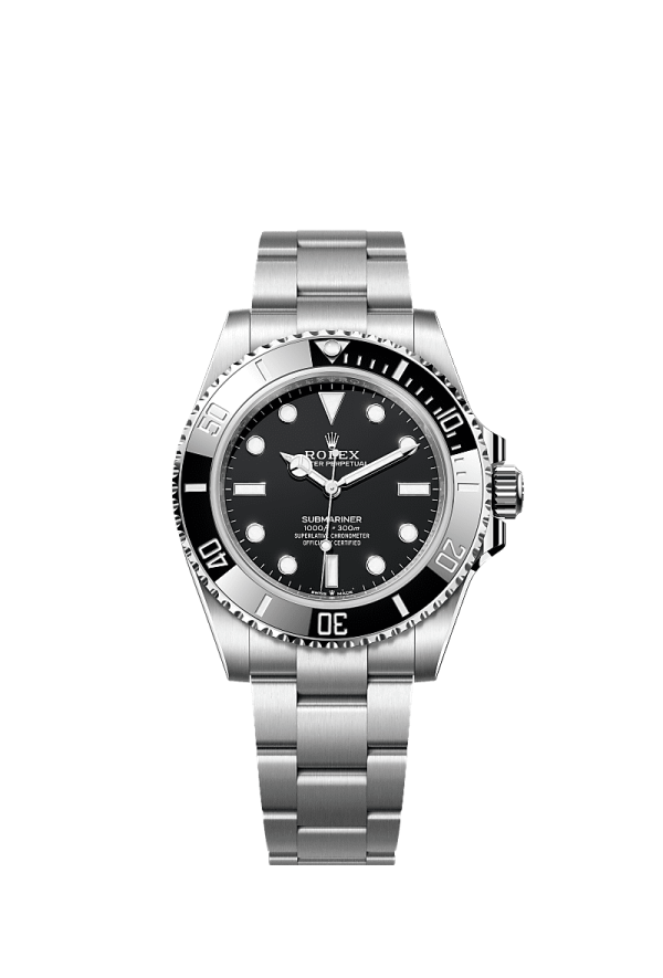 Rolex Submariner Black Dial Stainless Steel Men's Watch 124060-0001