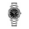 Rolex Datejust 41 Black Diamond Dial Men's Watch 126334-0011
