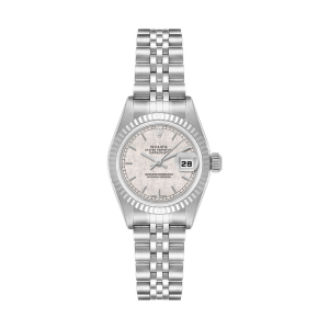 Rolex Lady-Datejust 26 Silver Linen Dial Women's Watch 69174