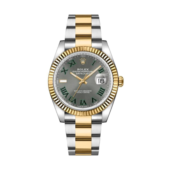 Rolex Datejust 36 Wimbledon Dial Luxury Unisex Watch 126233-0036