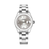Rolex Lady-Datejust 28 Silver Roman Numeral Oyster Bracelet Watch 279160-0008