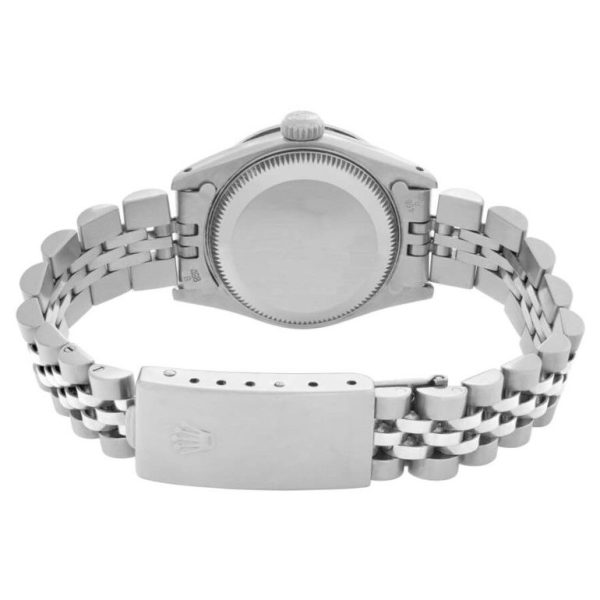 Rolex Lady-Datejust 26 Silver Linen Dial Women's Watch 69174