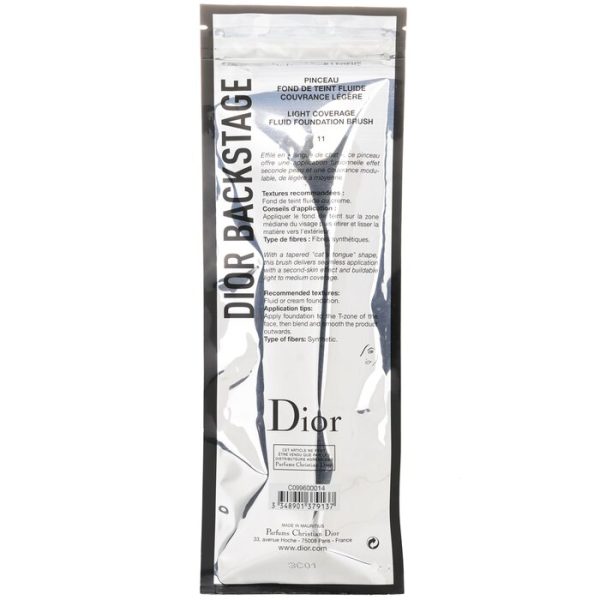 CHRISTIAN DIOR DIOR BACKSTAGE LIGHT COVERAGE FLUID FOUNDATION BRUSH 11