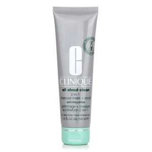 CLINIQUE ALL ABOUT CLEAN 2-IN-1 CHARCOAL MASK + SCRUB