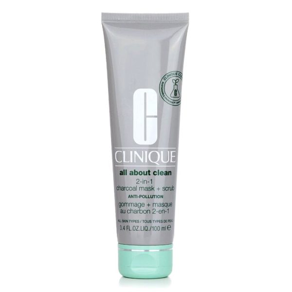 clinique-all-about-clean-2-in-1-charcoal-mask-+-scrub-100ml_ 3.4oz-2 CLINIQUE ALL ABOUT CLEAN 2-IN-1 CHARCOAL MASK + SCRUB