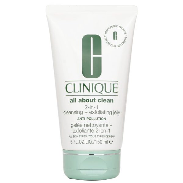 CLINIQUE ALL ABOUT CLEAN 2-IN-1 CLEANSING + EXFOLIATING JELLY