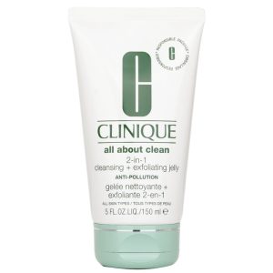 CLINIQUE ALL ABOUT CLEAN 2-IN-1 CLEANSING + EXFOLIATING JELLY