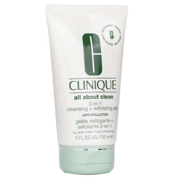 CLINIQUE ALL ABOUT CLEAN 2-IN-1 CLEANSING + EXFOLIATING JELLY