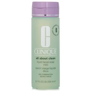 CLINIQUE ALL ABOUT CLEAN LIQUID FACIAL SOAP MILD - DRY COMBINATION SKIN