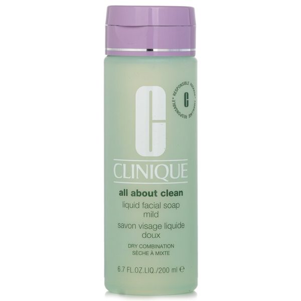 CLINIQUE ALL ABOUT CLEAN LIQUID FACIAL SOAP MILD - DRY COMBINATION SKIN
