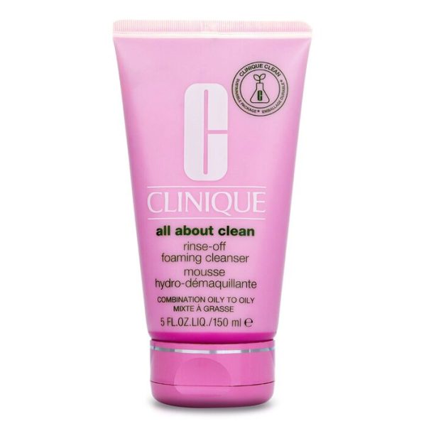 CLINIQUE ALL ABOUT CLEAN RINSE-OFF FOAMING CLEANSER - FOR COMBINATION OILY TO OILY SKIN