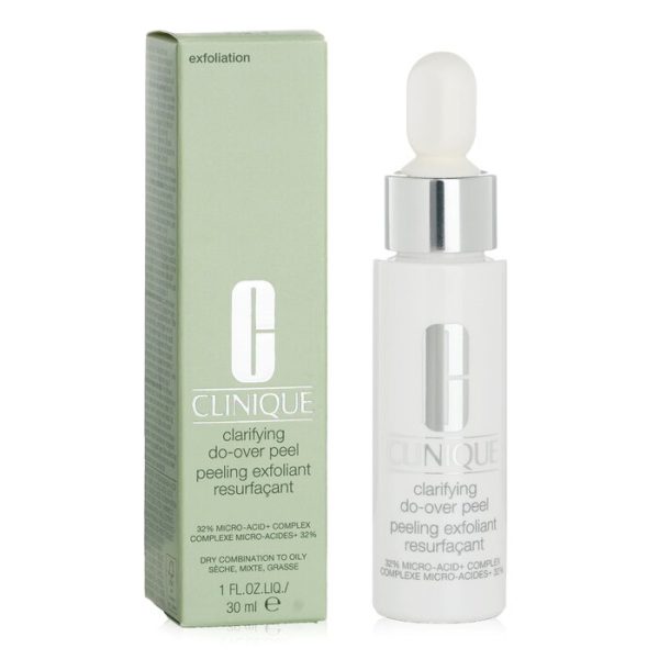 CLINIQUE CLARIFYING DO OVER PEEL - FOR DRY COMBINATION TO OILY