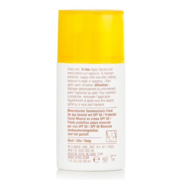 CLINIQUE MINERAL SUNSCREEN FLUID FOR FACE SPF 50 - SENSITIVE SKIN FORMULA