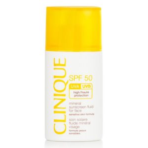 CLINIQUE MINERAL SUNSCREEN FLUID FOR FACE SPF 50 - SENSITIVE SKIN FORMULA