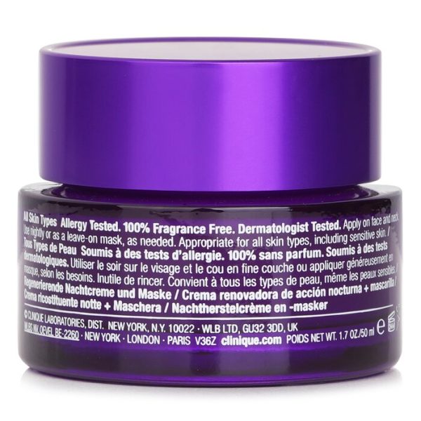 CLINIQUE SMART OVERNIGHT RECOVERY CREAM + MASK