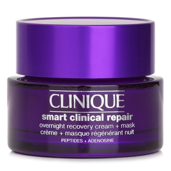 CLINIQUE SMART OVERNIGHT RECOVERY CREAM + MASK
