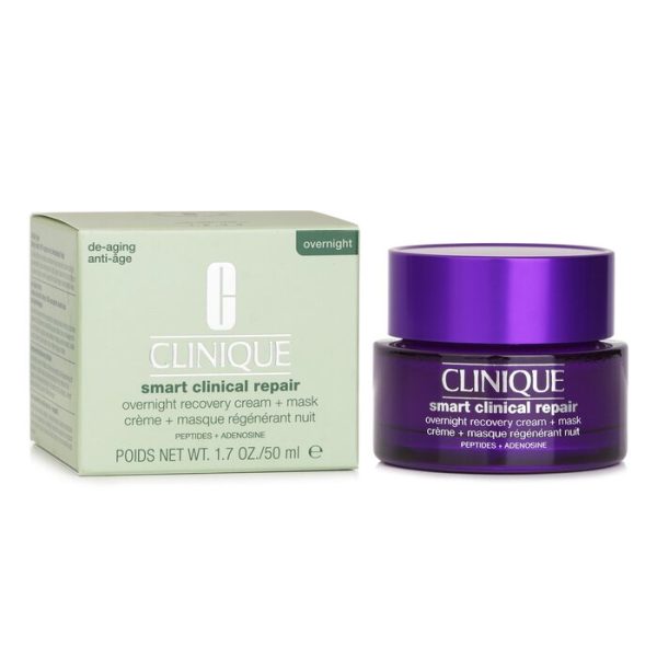 CLINIQUE SMART OVERNIGHT RECOVERY CREAM + MASK