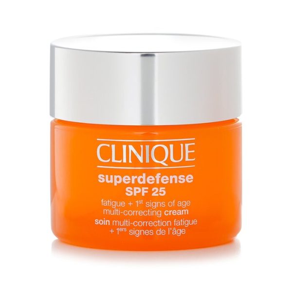 CLINIQUE SUPERDEFENSE SPF 25 FATIGUE + 1ST SIGNS OF AGE MULTI-CORRECTING CREAM - COMBINATION OILY TO OILY