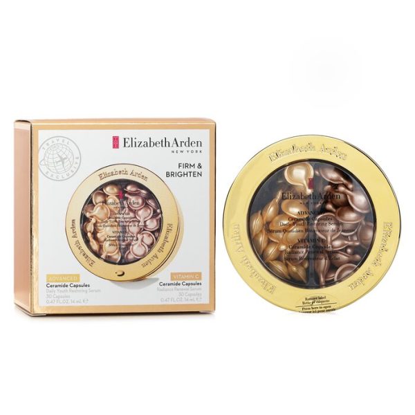 ELIZABETH ARDEN ADVANCED CERAMIDE CAPSULES SERUM & VITAMIN C CERAMIDE CAPSULES SERUM