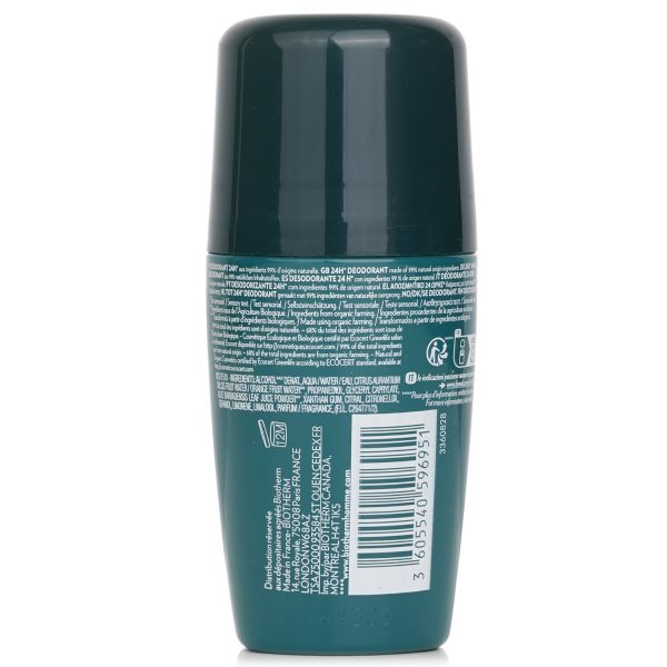 BIOTHERM HOMME DAY CONTROL NATURAL PROTECTION 24H ORGANIC CERTIFIED DEODORANT