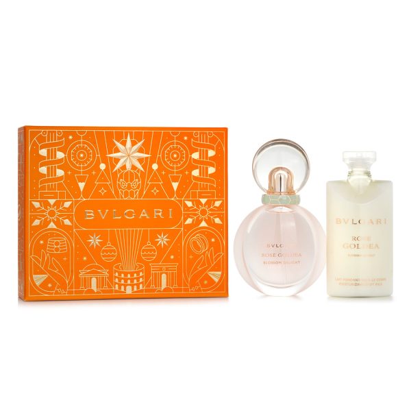 BVLGARI ROSE GOLDEA BLOSSOM DELIGHT XMAS SET_ EAU DE PARFUM 50ML + BODY LOTION 75ML
