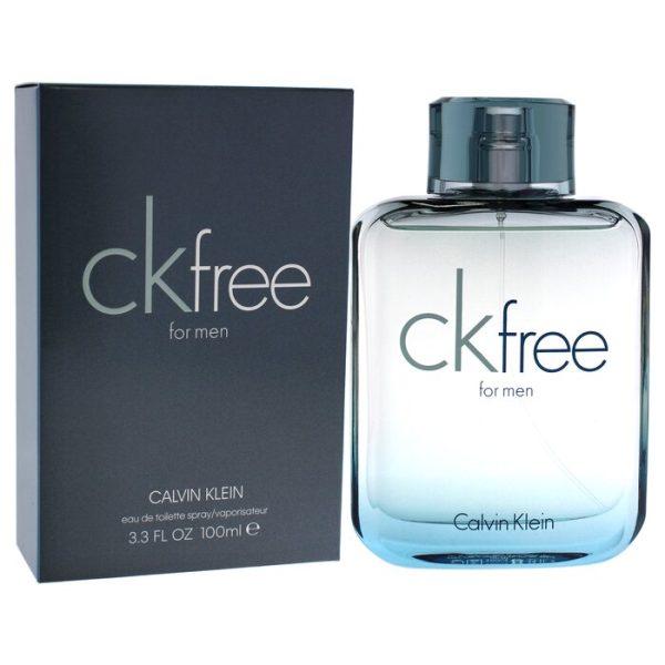 CALVIN KLEIN CK FREE BY CALVIN KLEIN FOR MEN - 3.3 OZ EDT SPRAY