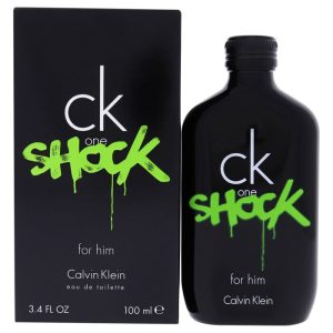 CALVIN KLEIN CK ONE SHOCK FOR HIM BY CALVIN KLEIN FOR MEN - 3.4 OZ EDT SPRAY