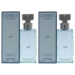 CALVIN KLEIN ETERNITY AIR BY CALVIN KLEIN FOR WOMEN - 3.4 OZ EDP SPRAY - PACK OF 2