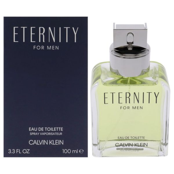CALVIN KLEIN ETERNITY BY CALVIN KLEIN FOR MEN - 3.3 OZ EDT SPRAY