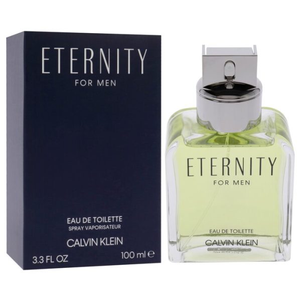 CALVIN KLEIN ETERNITY BY CALVIN KLEIN FOR MEN - 3.3 OZ EDT SPRAY