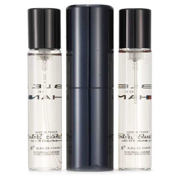 CHANEL BLEU DE CHANEL EAU DE TOILETTE TRAVEL SPRAY & TWO REFILLS